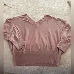 INC V neck lightweight sweater